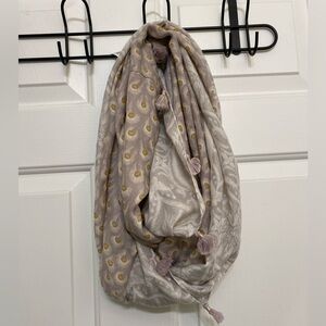 LOFT Paisley Scarf with Yellow Accents